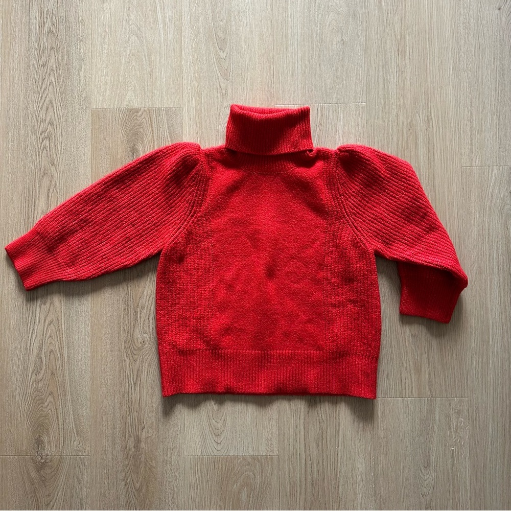 Red Turtleneck Sweater